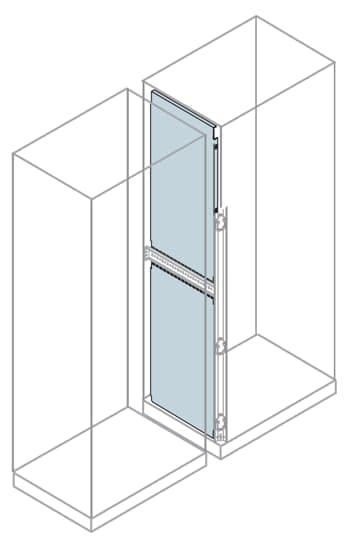 Panneau séparateur IS2 ABB 2200 x 400 pour compartimenter l'armoire