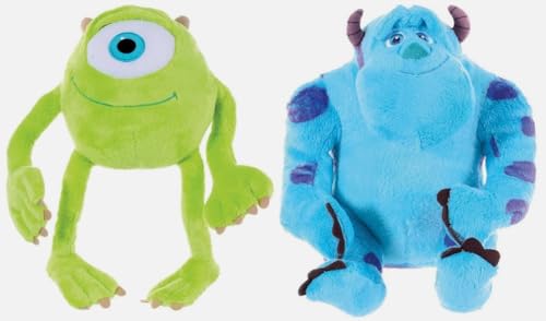UKToyworld Set of 2 Mike and Sulley Plush Toys 12inch Monsters Soft Toys