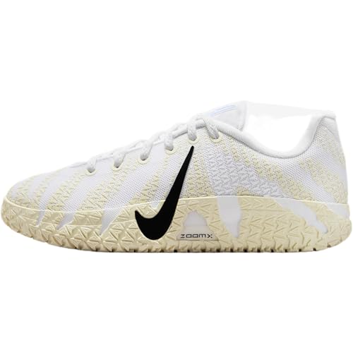 Nike Ja 3 Big Kids' Basketball Shoes (White/Coconut Milk/Desert Khaki/Black) Size 4