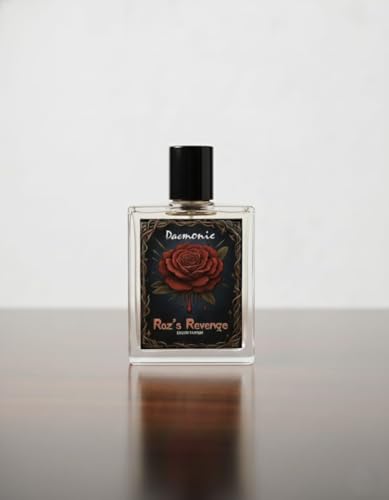 Image of Daemonic Roz's Revenge Eau de Parfum | Dark Rose Long Lasting Unisex Perfume | Deep Floral-Woody Intense Fragrance for Men & Women | 50ml EDP