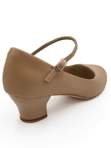 Capezio Cassie Jr. Character Shoe - Child, Caramel, 2 M4