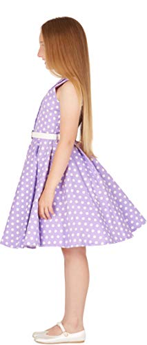 BlackButterfly Kids 'Holly' Vintage Polka Dot 50's Girls Dress4