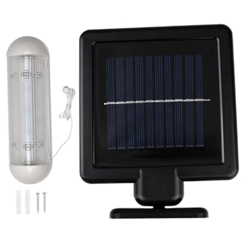 Lampe solaire LED blanche pour hangar avec cordon et batterie 600mAh