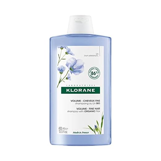 Klorane Volume Shampoo With Flax Fiber 400 Ml