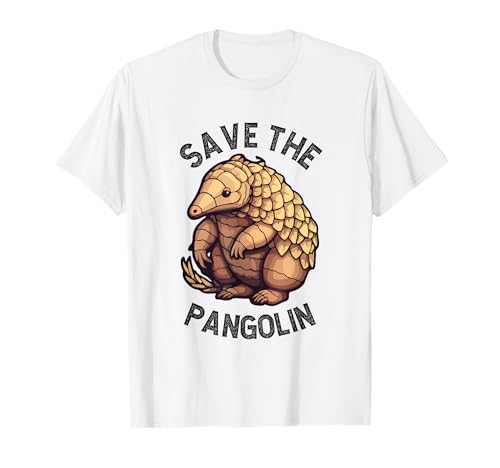 Save The Pangolins: Endangered Wildlife Awareness T-Shirt