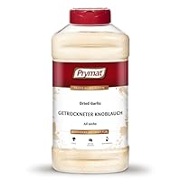 Prymat Getrockneter Knoblauch granuliert 1,05kg – Aromatisches Knoblauchgranulat zum Würzen von Fleisch, Fisch, Gemüse, Saucen, Dips & Marinaden – intensiv im Geschmack – ohne Zusätze