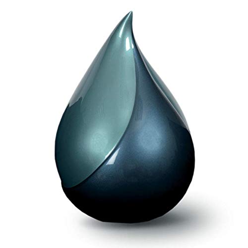 Aesthetic Urns Fibreglass Teardrop Cremation Urn, Blue