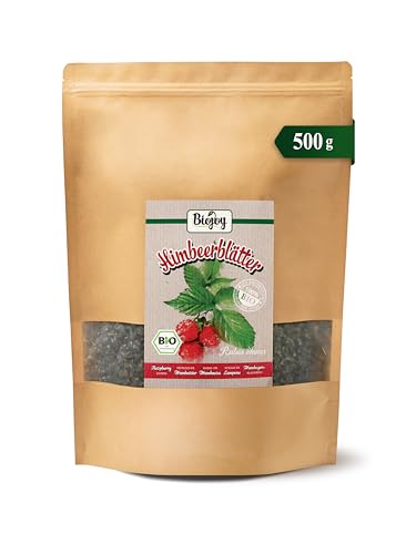 Biojoy Té de Hojas de Frambuesa Orgánica (500 g), secas y cortadas (Rubus idaeus)