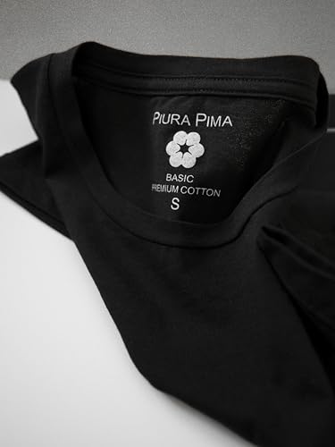 Image of 100% Peruvian Cotton Mens T-Shirts - Luxury Crew Tee Shirts for Men | Premium Soft Mens T-Shirts | Plain Dress Tee Shirts Men