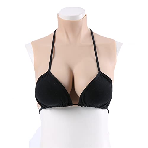 Faux seins réalistes en silicone C pour corriger l'asymétrie après chirurgie
