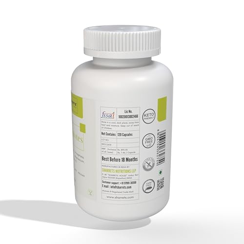 Sharrets Electrolytes 120 Capsules -Essential Minerals (K,P, Na,Cl, Mg,Ca) and Vitamins C, D, & K2- for Optimal Energy & Hydration.