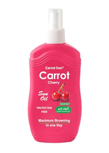 Carrot Sun Tanning Oil Spray - Cherry 200ML