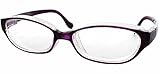 目立たない 曇らない おしゃれ な 花粉 メガネ スカッシー スタイル レギュラー パープル 8703-03