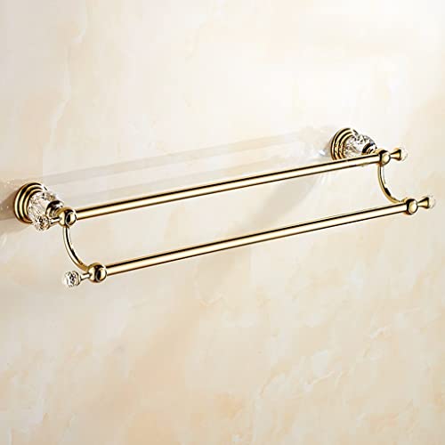 Porte-serviettes double tige pour optimiser la salle de bain