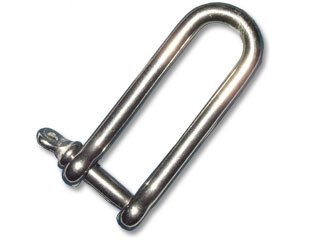 Nautos 13.423-LONG DEE Stainless Steel Shackle-Eye Screw PIN- 10MM (3/8