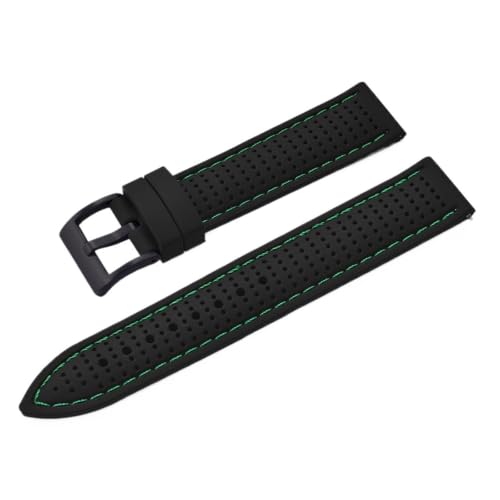 Bracelet montre à dégagement rapide 18mm en silicone imperméable anti-odeur