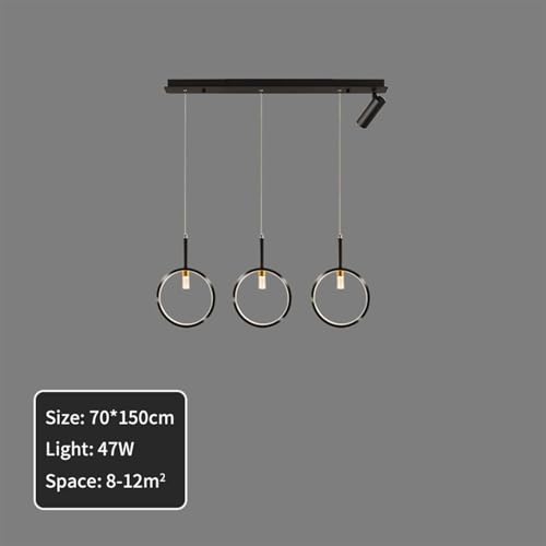 Lámpara colgante LED para mesa de comedor moderna y barra de cocina 6