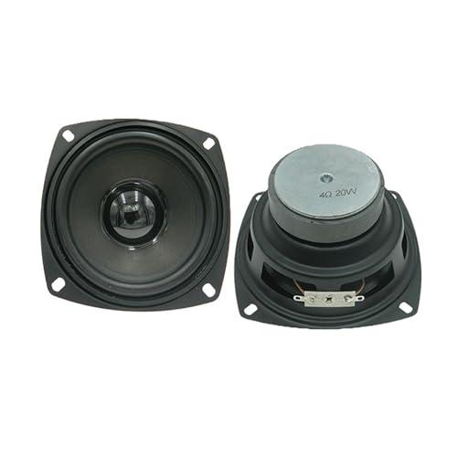 YUELER - Juego de 10 cm de frecuencia completa para proyectos de subwoofer de baja frecuencia