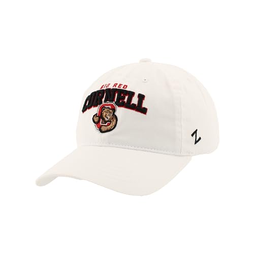 Cornell Big Red NCAA Officially Licensed Hat Scholarship Classic White