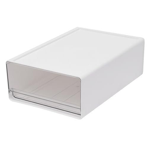 RAIN QUEEN レターケース a4 書類整理 書類ケース 収納ボックス 引き出し 小物入れ引き出し 文房具収納 収納ケース 卓上小物収納 防塵 積み重ね可能 オフィス 4個セット