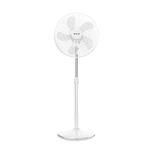 Polycab Optima Mini 400 mm Pedestal Fan(White)