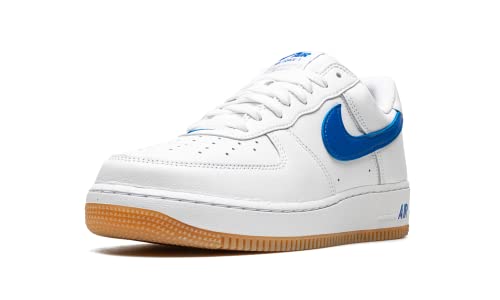 NIKE Air Force 1 07 Low DJ3911 101 Herren Farbe des Monats - K&ouml;nigsblau, Gr&ouml;&szlig;e 42, Schwarz, Wei&szlig;, Orange, Transparent, 47 EU, Schwarz Wei&szlig; Orange Transparent, 48.5 EU