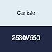 Carlisle 2530V550 Variable Speed Cog-Belt, Rubber, 1.5625" Top Width, 56.1" Length