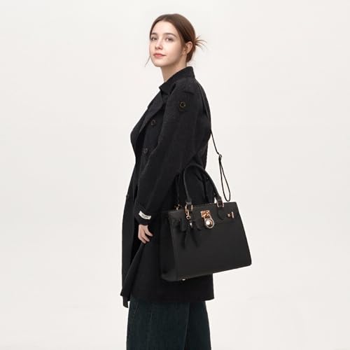 Image of Qiyuer Cute Purses Wallet Set For Women Handbags Satchel Tote Shoulder Bag | Affordable Luxury, Ideal Gift, Large Clutch Wallet, 2PCS, Sturdy Structured, Stylish, PU, Practical & Roomy for Daily & Work
