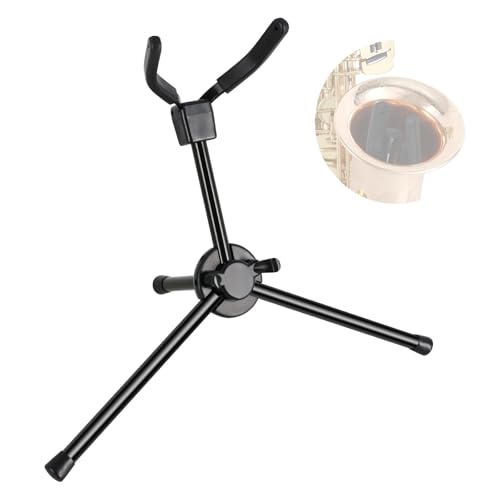 EASTROCK Alto Saxophone Stand, Foldable Portable Metal Sax Stand with Non-Slip Feet and Padded...