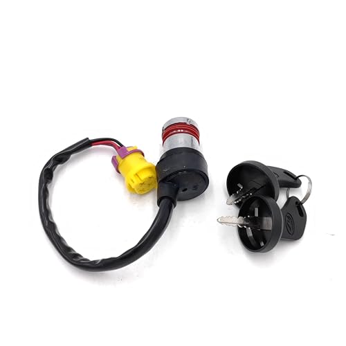 Interruptor de llave de encendido con cerradura estanca de 4 cables para UTV 5
