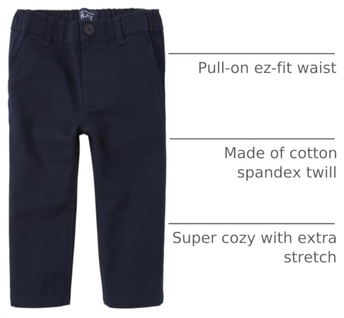 Image of and Toddler Stretch Straight Chino Pants