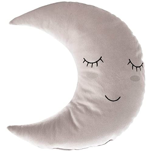 HOGAR Y MAS COJÍN Infantil Luna Gris 34X10X38CM Cover