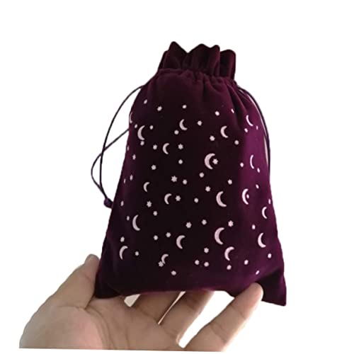 SEWACC Bolsa De Armazenamento De Tarô Cartões De Tarô Com Guia Estrelas Brilhantes Adesivos Estético