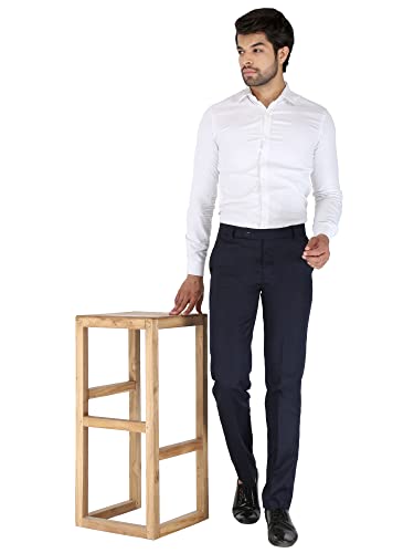 Image of Formal Pants for Men Office Wear - Premium Regular Fit Formal Trouser for Men, Boys, Gents Bottom Formal wear for Office Meeting, Party, Gathering, Wedding