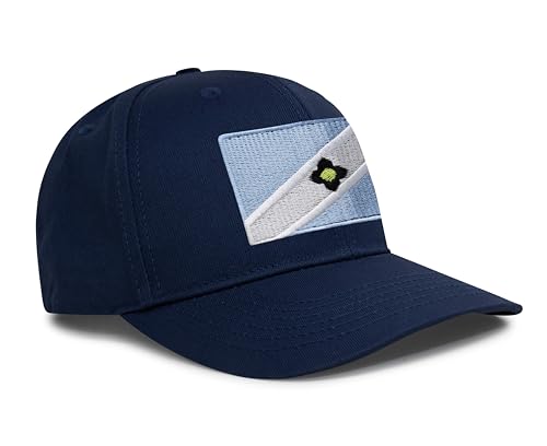 Image of International Tie City Hat for Men and Women, Adjustable Snapback Trucker Baseball Cap with Embroidered Patch