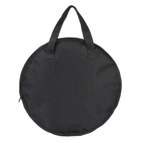 Chiffonade Bolsa de bateria de 30,5 cm, bolsa portátil de tecido Oxford preto para prática de bateria idiota, acessórios para instrumentos de percussão