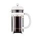 Produktbild Bodum Chambord Kaffeebereiter 8 Tassen, Chrom, Weiß, 10.6 x 17.1 x 24.5 cm