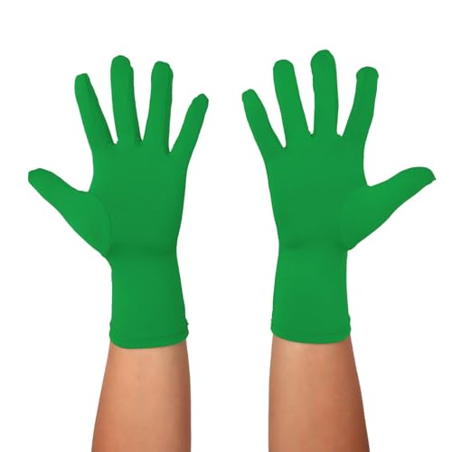 image for Aniler Men's and Women's Wrist Length Stretchy Gloves Spandex Wedding 