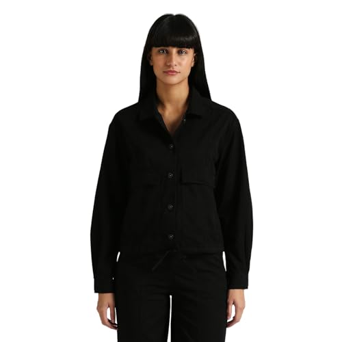 Image of Pepe Jeans Women's Cotton Regular Fit Short Length Shirt