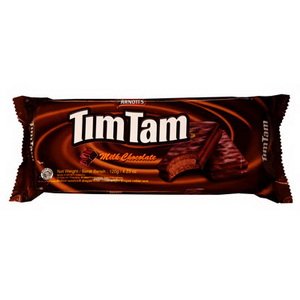 Arnotts Tim Tam Milk Chocolate Biscuits 100g.