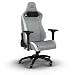 Produktbild Corsair TC200 Gaming-Stuhl aus Kunstleder, Standard Fit (Langanhaltenden Komfort, Bezug aus Weichem Kunstleder, Integrierte Lendenstütze aus Schaumstoff, 4D-Armlehnen) Hellgrau/Weiß