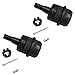 Detroit Axle - Front 2pc Ball Joints for Dodge Ram 1500 2500 Jeep Grand Cherokee Wagoneer Comanche Wrangler JK, 2 Upper Ball Joints Assembly Replacement