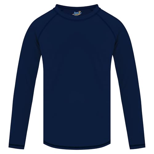 Boys' Rash Guard Long Sleeve UPF 50 Sun Shirts for Toddler Kids Rashguard Water Swimming