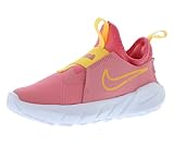 Nike Kids Flex Runner 2 Running, Coral Chalk/Citron Pulse/Sea Coral/White, 5.5 Big Kid