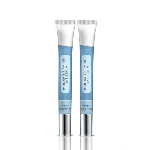 2Pcs Rapid Reduction Serum Plexiderm Under Eye Bags and Wrinkles Serum Instant Under Eye Cream for Puffiness Fine Lines & Bags (A)