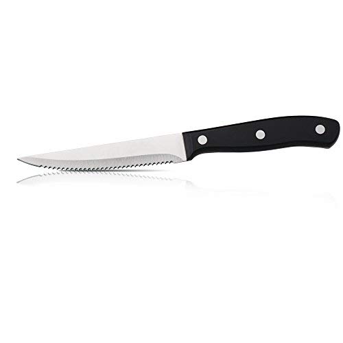 Best Premium 8-Piece Steak Knife Set, Perfect Edge Stainless Steel with Ergonomic Handle