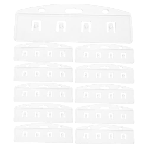 Porta credencial vertical para el éxito diario en tu trabajo y escuela, 20 piezas