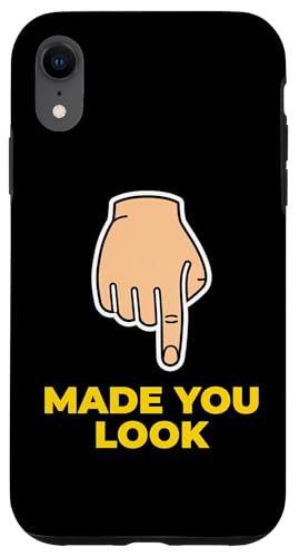 Made You Look April Fools ��������W���[�N ���[���A �������� �X�}�z�P�[�X iPhone XR �p