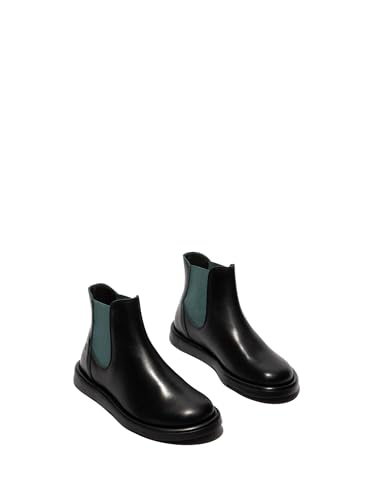 Fly London Damen TICH099FLY Fashion Boot, Ground/Green, 38 EU