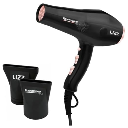 Lizz Professional Secador Profissional Tourmaline Pro 2150W St0004A Preto/Rosa